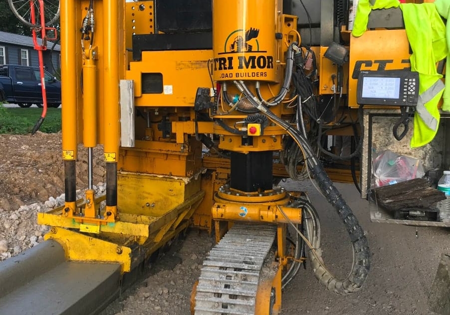 careers-technology Tri Mor slip form curb and gutter machine